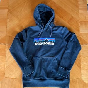 Patagonia P-6 Uprisal Logo Hoodie Black XS